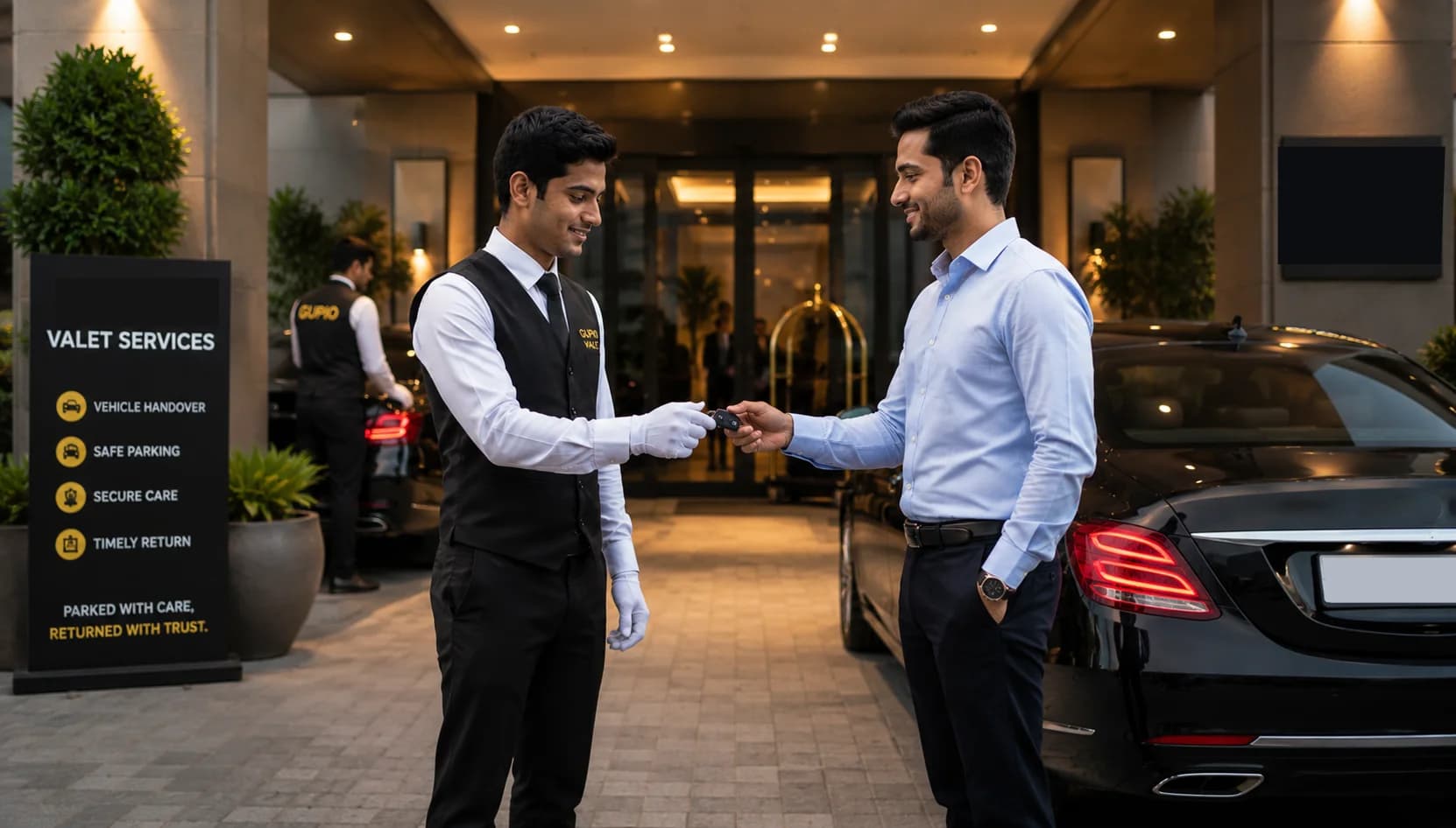 Professional Valet drivers — Gupio